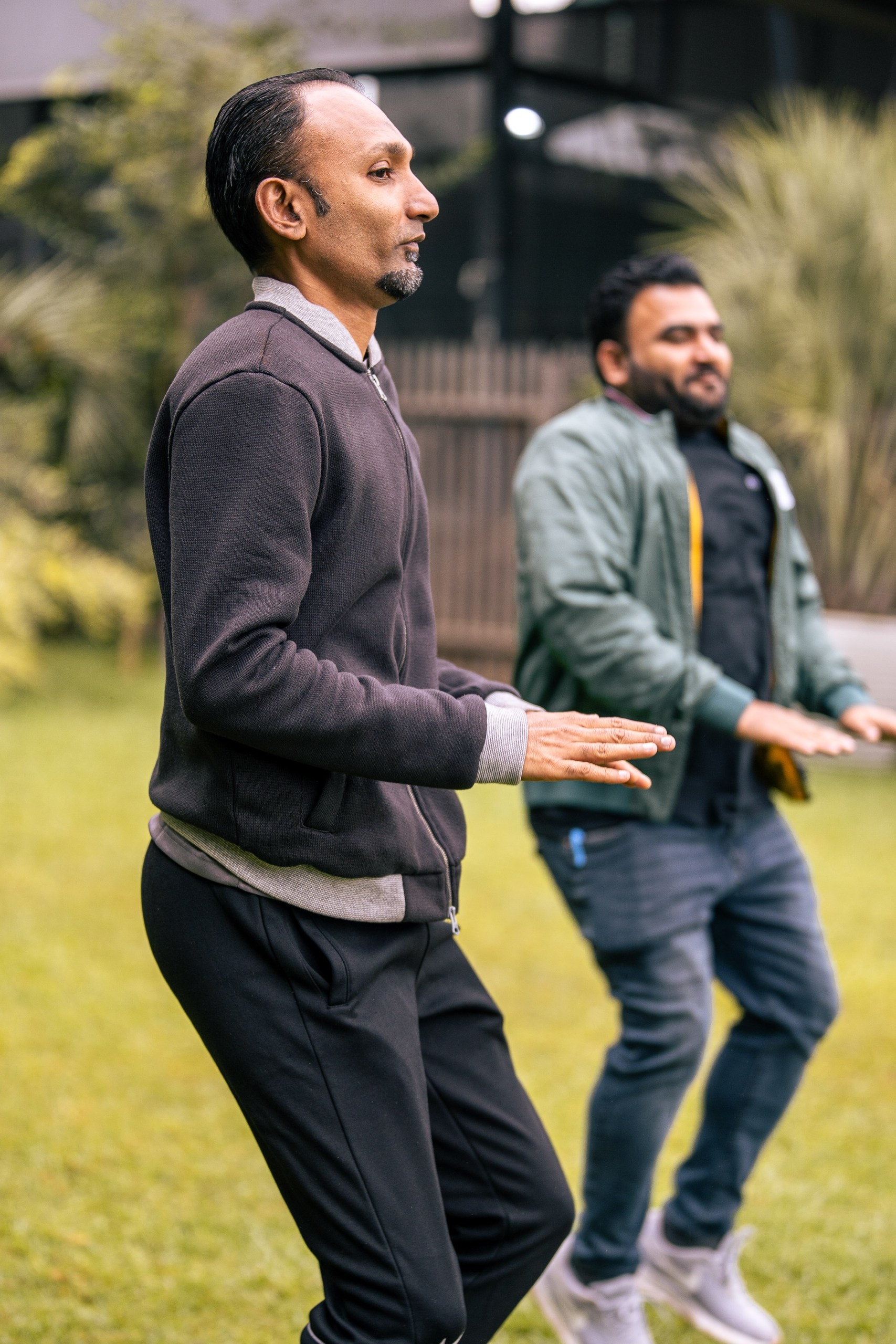 Photograph from a facilitated team development programme by The Team Building Company