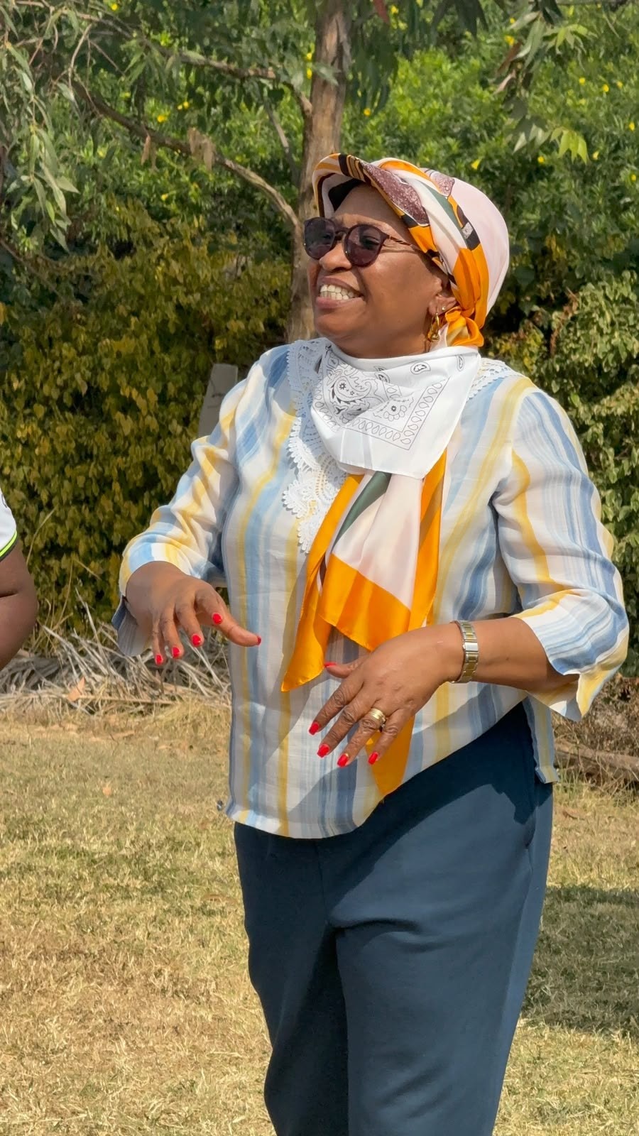 Photograph from a facilitated team development programme by The Team Building Company