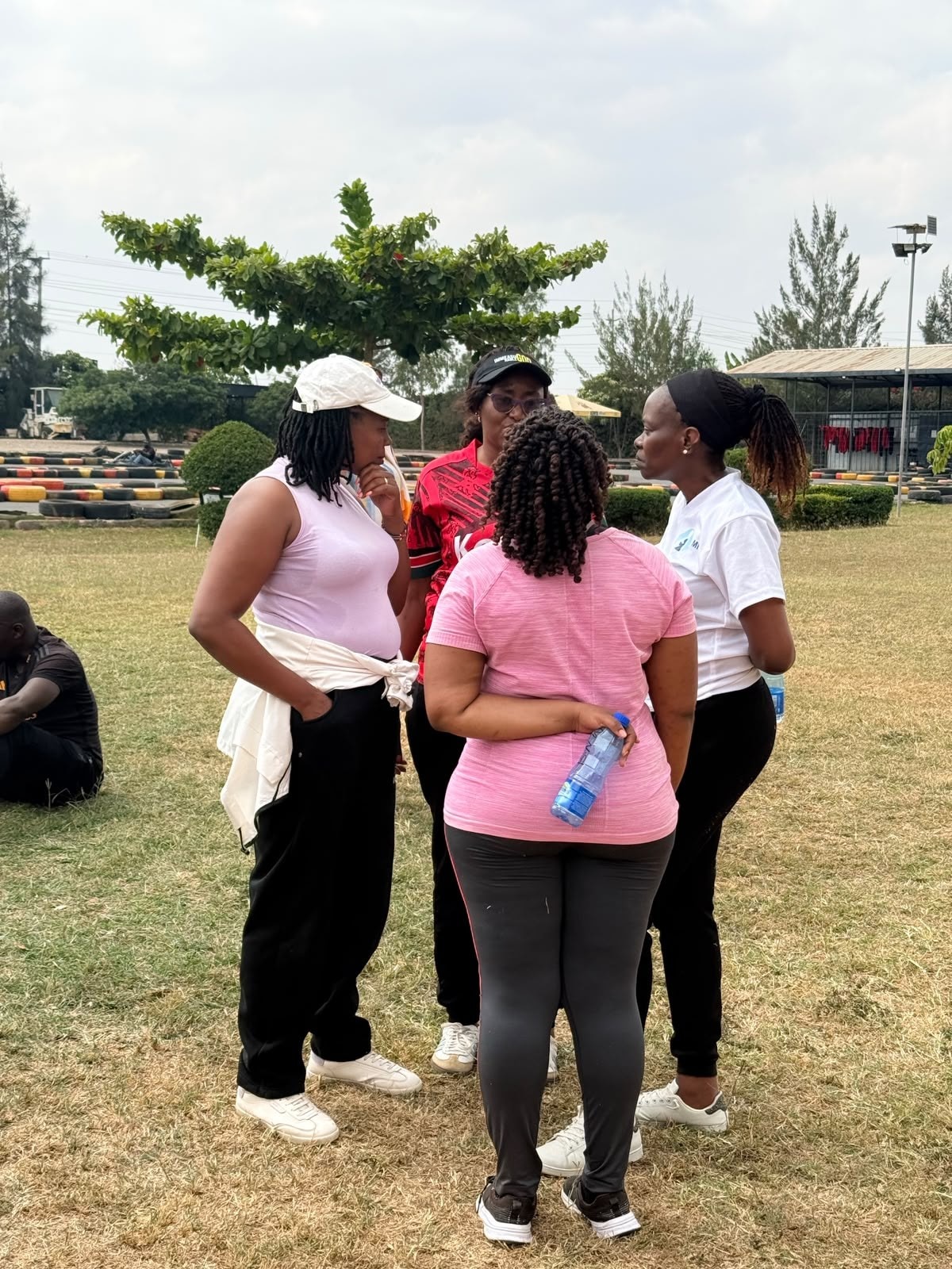 Photograph from a facilitated team development programme by The Team Building Company